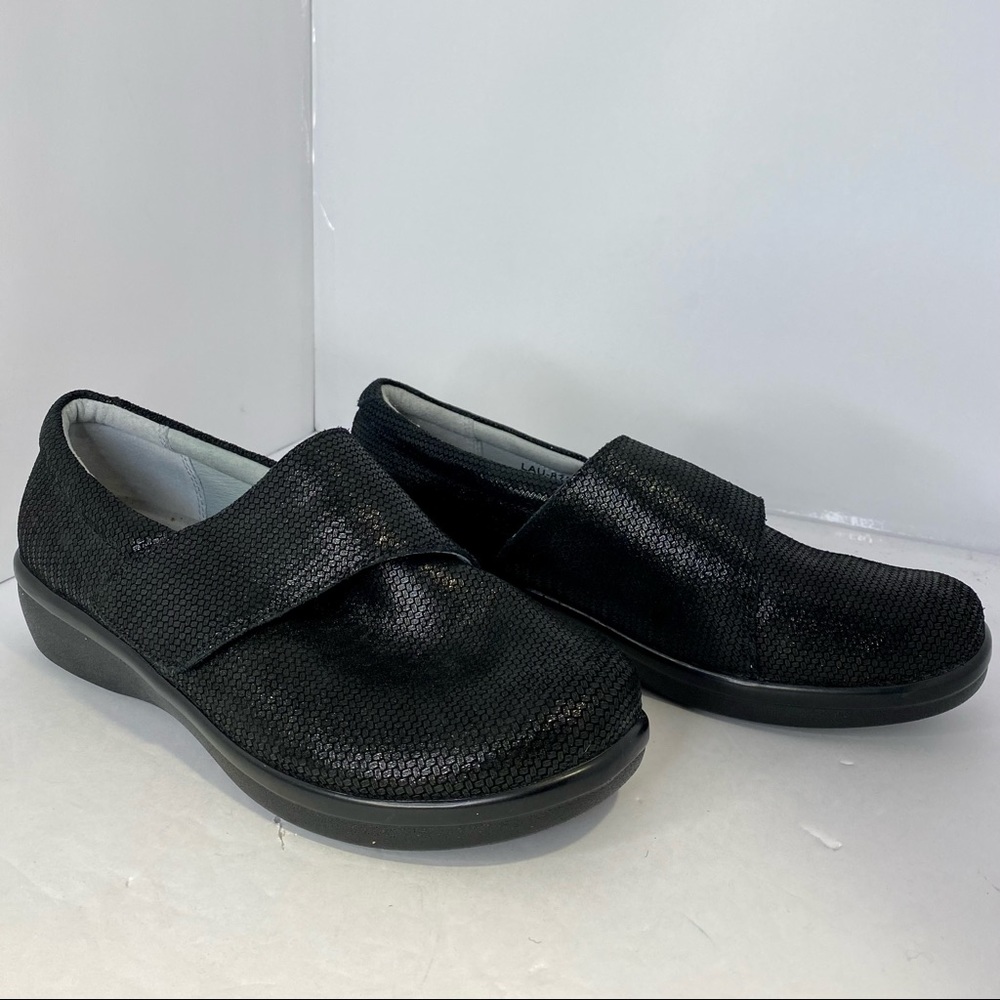 Alegria Womens Lauryn Slip On Shoes, Black Weave, 38EU (8 US)